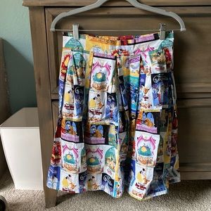 Colorful A-Line Skirt